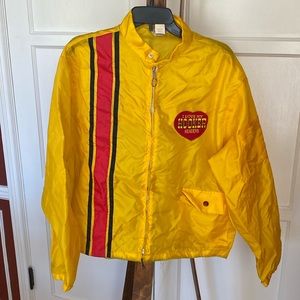 Vintage Hooker Header nylon windbreaker. Circa 1970s.